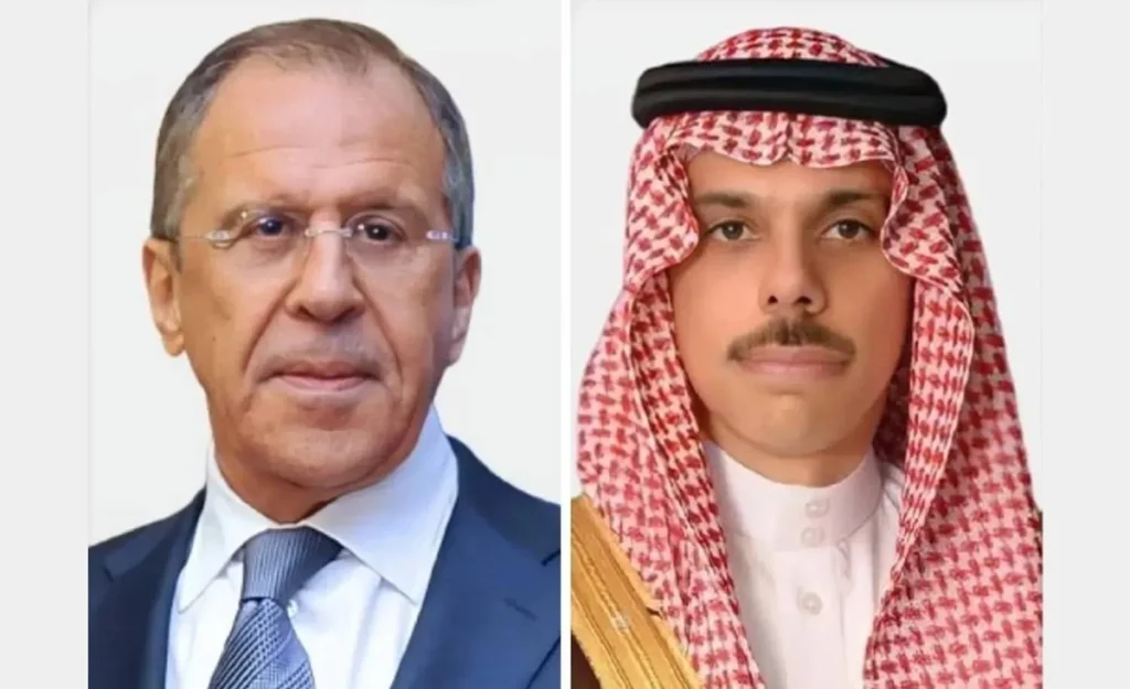 Saudi, Russian foreign ministers discuss enhancing regional security in phone call