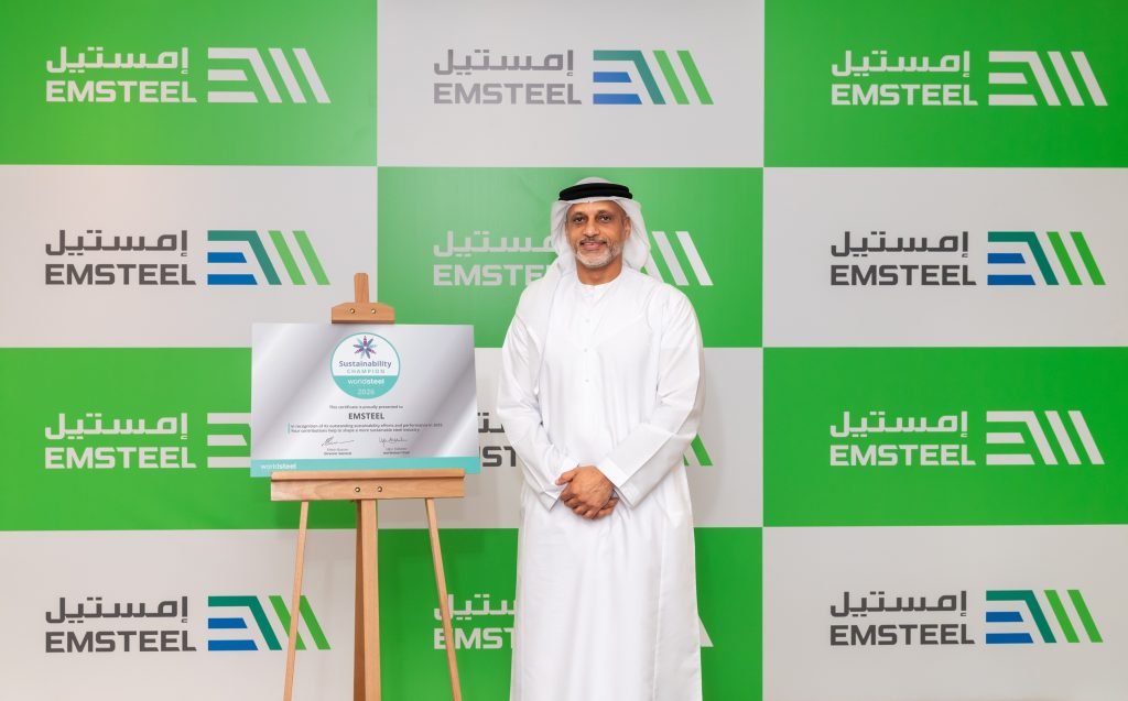EMSTEEL named 2026 ‘Worldsteel Sustainability Champion’ for third year running