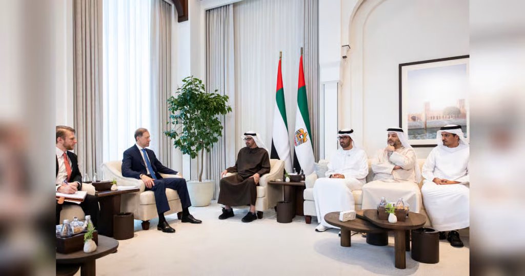 UAE President receives Russian First Deputy Prime Minister