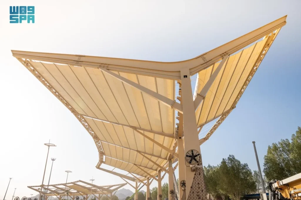 Phase two of shading and cooling project around Mount Arafat is complete