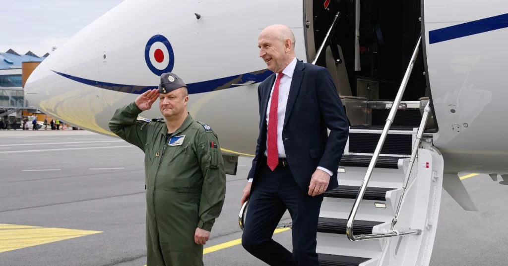 Jet carrying UK defense chief had GPS jammed near Russian border