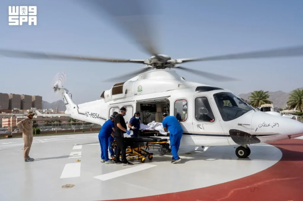 Defense Ministry’s air medical evacuation deploys 4 aircraft to support pilgrims