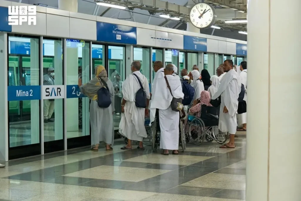 SAR transports over 1.9 million pilgrims on Mashair Metro during Hajj