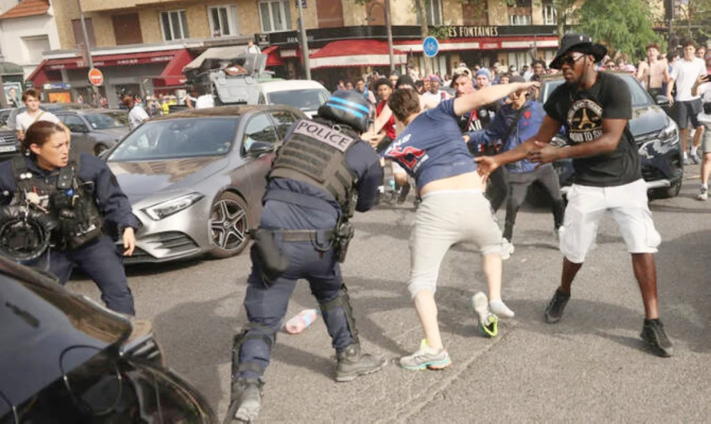 Hundreds arrested in France after wild Champions League celebrations