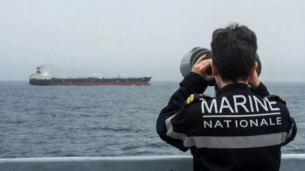 French navy intercepts Russia-linked oil tanker in Atlantic