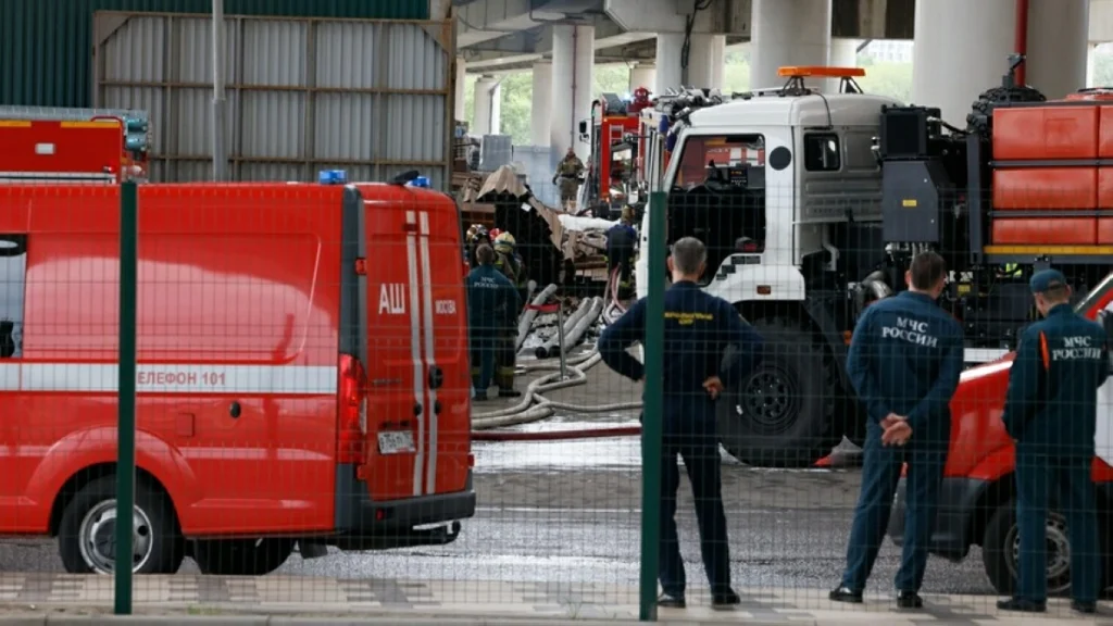 Drone attack sparks fire at Russian oil depot, Zelenskyy claims responsibility