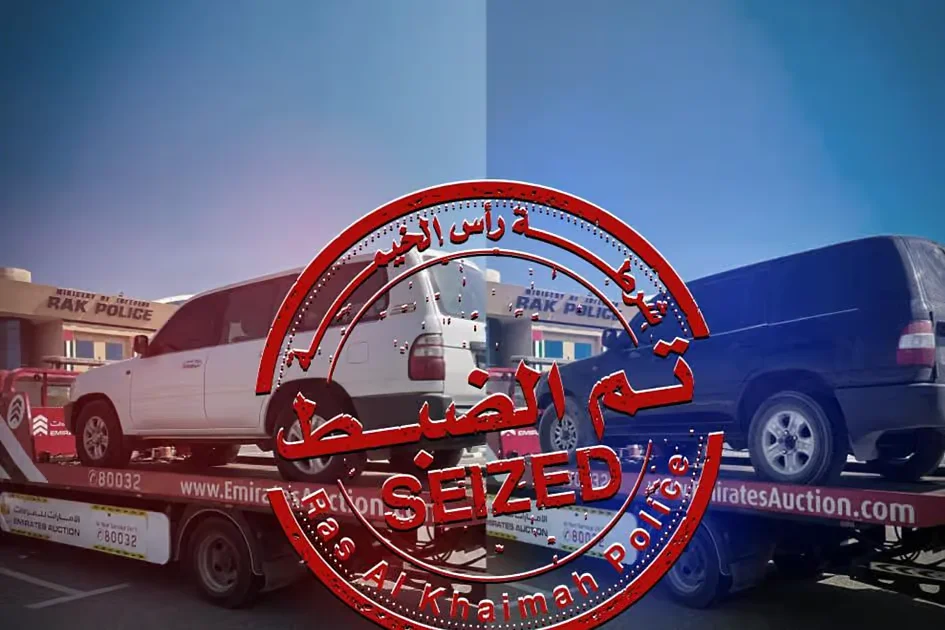 Two youngsters arrested for dangerous car stunts in RAK, vehicles impounded
