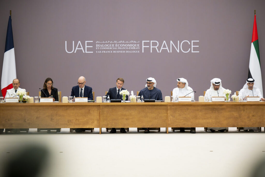 Crown Prince of Abu Dhabi, French President attend UAE-France Business Dialogue