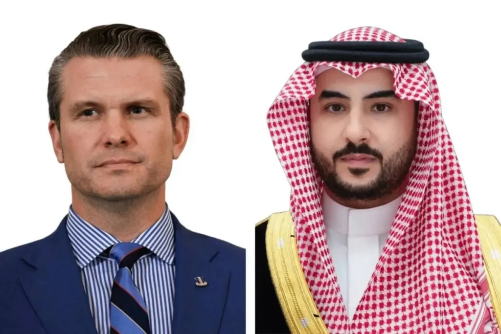 Prince Khalid reviews Saudi-US strategic defense partnership in call with Hegseth
