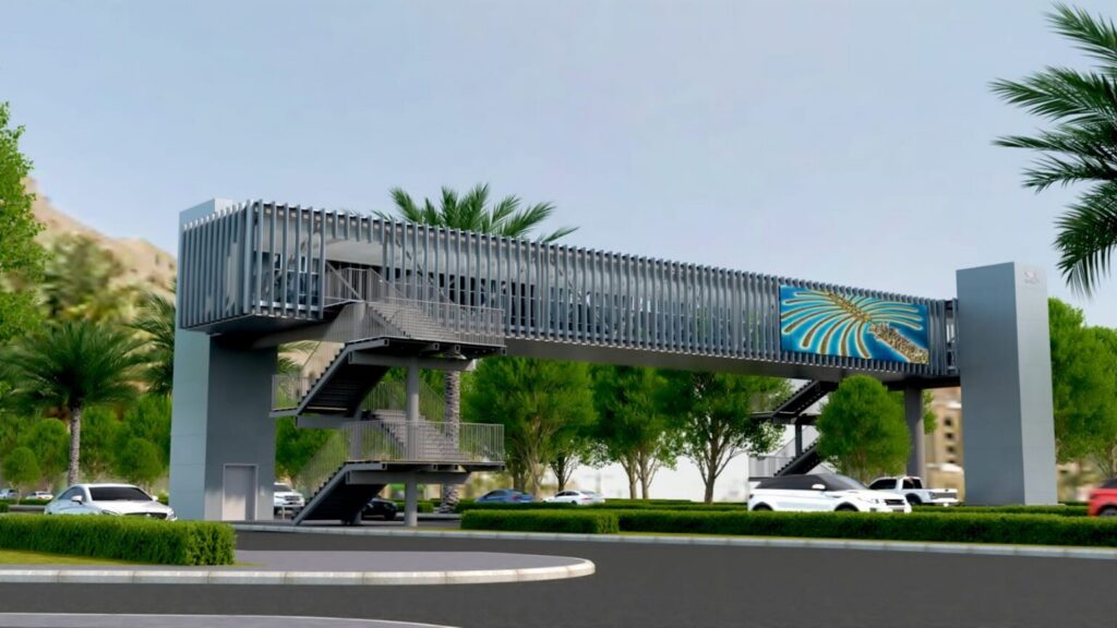 RTA commences construction of two pedestrian bridges at Dubai’s Palm Jumeirah