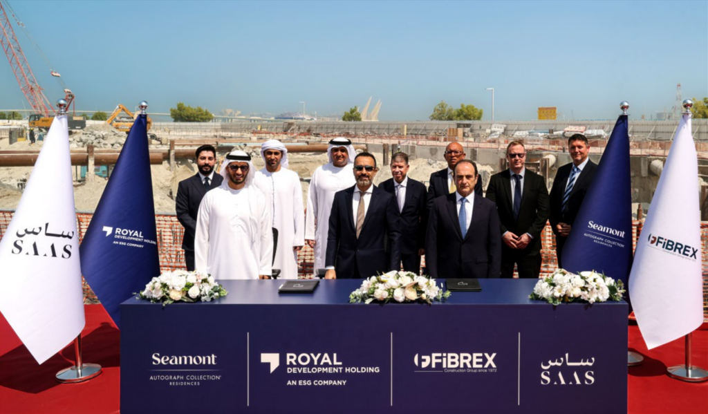 Royal Development Holding, SAAS Properties award AED800 million main works construction contract to Fibrex LLC