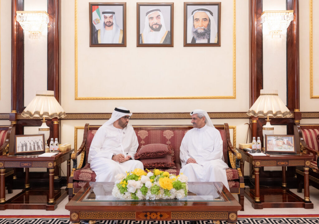 Fujairah Ruler receives Minister of Industry and Advanced Technology